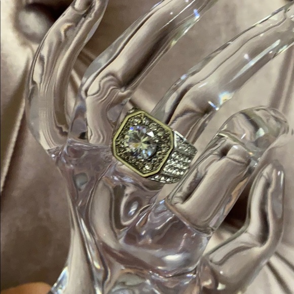 NWT Luxury Women/men 925 Silver Wedding Rings - Picture 8 of 13